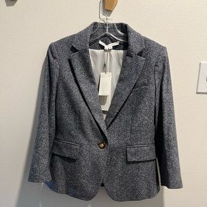 Veronica Beard navy tweed blazer